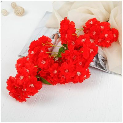 Фото Цветок искусственный "Японская вишня красная" 88 см СимаГлобал  4142739. Интернет-магазин FOROOM