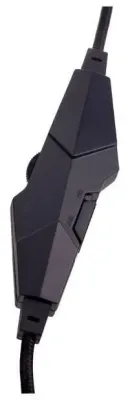 Фото Perfeo игровая гарнитура STRIKE черная 1,8 м, разъем 3,5 мм (4 pin), переходник. Интернет-магазин FOROOM