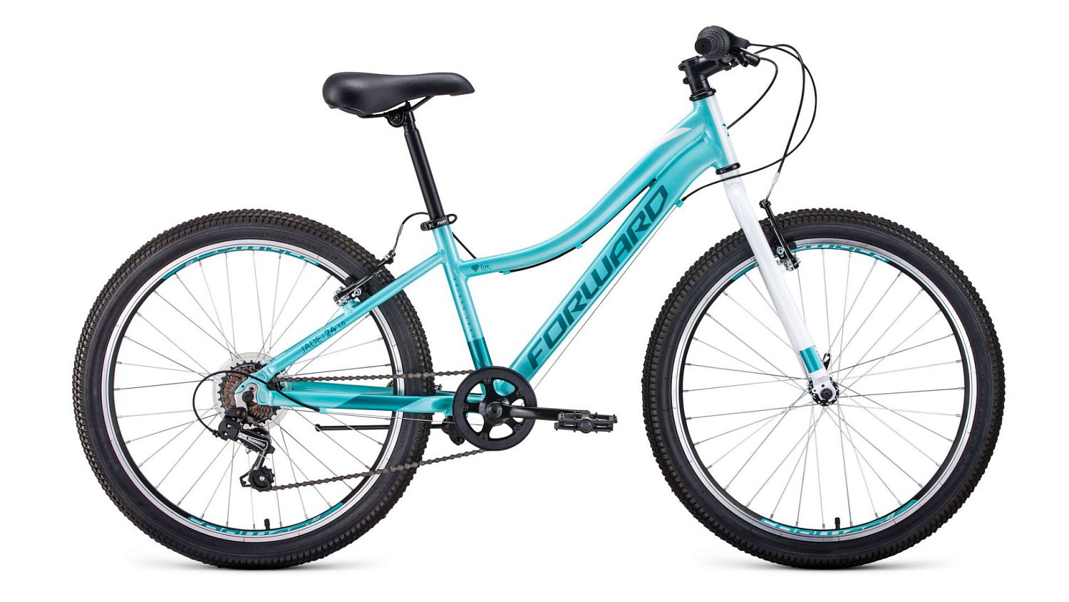 Велосипед 24" FORWARD JADE 1.0 (7-ск.) 2019-2020 (рама 13) мятный, RBKW046647002