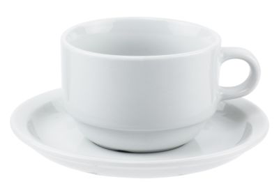 Чайная пара: чашка 230 мл и блюдце Xiongcheng Ceramic  CS230