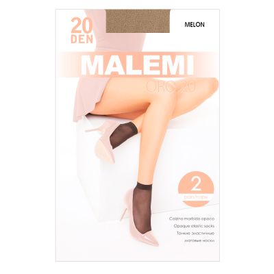 Носки женские 20 den, 2 пары, melon Malemi Oro 2043