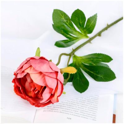 Фото Цветок искусственный "Пышный пион пепельно-розовый" 47 см СимаГлобал  4738224. Интернет-магазин FOROOM